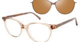 REVOLUTION Eyeglasses CHELSEA Tan/TAN