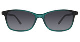 Eco Eyeglasses BROOK SUN CLIP AQUA/AQUA