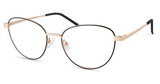 Eco Eyeglasses AURORA BLACK / ROSE GOLD/BRGD