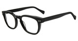 Lucky Brand Eyeglasses VLBD324 Black/Stripes 0BLA