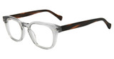 Lucky Brand Eyeglasses VLBD324 Grey Crystal/Stripes 0GRE
