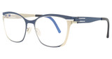 OVVO Optics Eyeglasses 6046 deep sea/light gold/65/63B