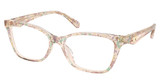 COACH Eyeglasses HC6248U TRANSPARENT FLORAL FIELD/5894