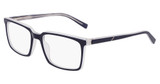 Marchon NYC Eyeglasses M-3029 NAVY/MATTE CRYSTAL LAMINATE/414