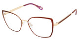 FYSH Eyeglasses FYSH 3770 CRANBERRY GOLD/M206