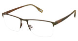 Evatik Eyeglasses EVATIK 9298 KHAKI COPPER/M116