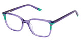 Superflex Eyeglasses SFK-328 MAUVE TEAL/S407