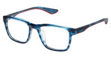 Superflex Eyeglasses SFK-325 BLUE RED/S301