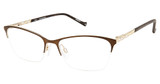 Tura Eyeglasses R713 brown/gold/BRN