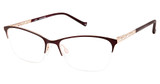 Tura Eyeglasses R713 burgundy/rose/BUR