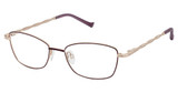 Tura Eyeglasses R714 eggplant/rose/EGG