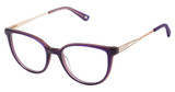 Jimmy Crystal New York Eyeglasses Maldives Plum/PLUM