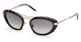 Christian Louboutin Eyeglasses LB0001 shiny black / gradient smoke/01B