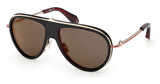Christian Louboutin LB0002 gold / gradient smoke/32B