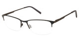 Geoffrey Beene Eyeglasses G485 dark gunmetal/DGN