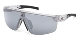 Adidas Sport Eyeglasses SP0109 crystal / smoke mirror/26C