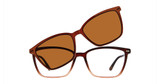 Vivid Eyeglasses VIVID 6045 shiny brown