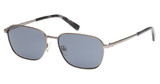 Abercrombie & Fitch Eyeglasses AF00032 shiny gunmetal / smoke/08A