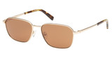Abercrombie & Fitch Eyeglasses AF00032 gold/other / brown/33E