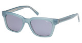 Abercrombie & Fitch Eyeglasses AF00035 shiny blue / smoke/90A