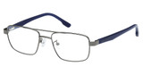 Hollister Eyeglasses HL50030 shiny dark nickeltin/006