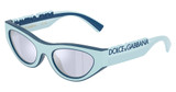 DOLCE & GABBANA KIDS DX6012 AZURE RUBBER/BLUE/30151U