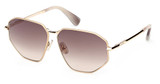 MaxMara Eyeglasses MM0143 gold / gradient brown/32F