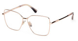 MaxMara Eyeglasses MM5187 shiny rose gold/028