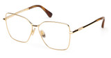 MaxMara Eyeglasses MM5187 shiny deep gold/030