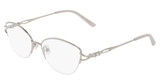 Marchon NYC Eyeglasses TRES JOLIE 213 SILVER/040