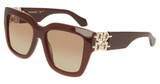 Ferragamo Eyeglasses SF2083SE DARK BROWN/210