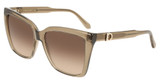 Ferragamo Eyeglasses SF2085SE TRANSPARENT BROWN/232