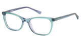 Juicy Couture Eyeglasses JU 968 TEAL BLUE/05MZ