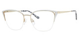 Adensco Eyeglasses AD 265 GOLD WHTE/024S