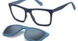 Polaroid Eyeglasses PLD D591/C MTT BLUE M/0FLL