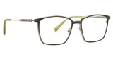 Trina Turk Eyeglasses Burges Green/FOR