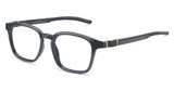 BFlex Eyeglasses B-BRAVE DARK GREY BLACK LIME/03