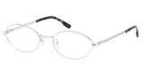 Hollister Eyeglasses HL50038 shiny light nickeltin/010