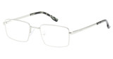 Hollister Eyeglasses HL50045 shiny light nickeltin/010