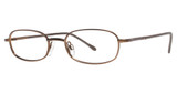 Modern Metals Eyeglasses Slide matte brown