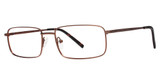 Modz Titanium Eyeglasses Director matte brown
