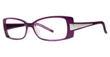 Genevieve Boutique Eyeglasses Swagger wine/crystal
