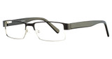 Serafina Eyewear Eyeglasses Zander Black Silver