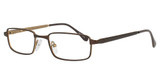 Hudson Optical Eyeglasses DG92 Metallic Brown