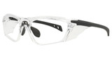 Hudson Optical Eyeglasses H6P Clear with Black (CLEAR SS)/CLR