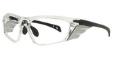 Hudson Optical Eyeglasses H6P Clear with Black (SMOKE SS)/CLRS