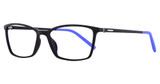 Chlogan Eyewear Eyeglasses Air 7016 Black/Blue