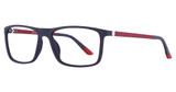 Chlogan Eyewear Eyeglasses Air 7017 Blue/Red
