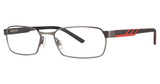 Shaquille O'Neal Eyeglasses Shaquille O'Neal 501M Gunmetal/58