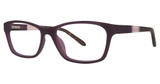 Genevieve Paris Design Eyeglasses However plum matte